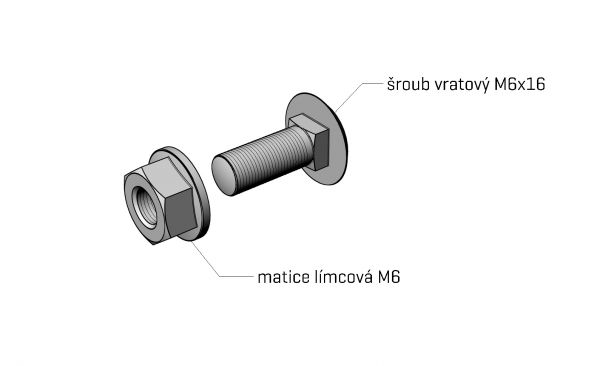 spojka pro přepážku SPM 1 GZ Merkur 2 /bal=100ks/ ARK-213080